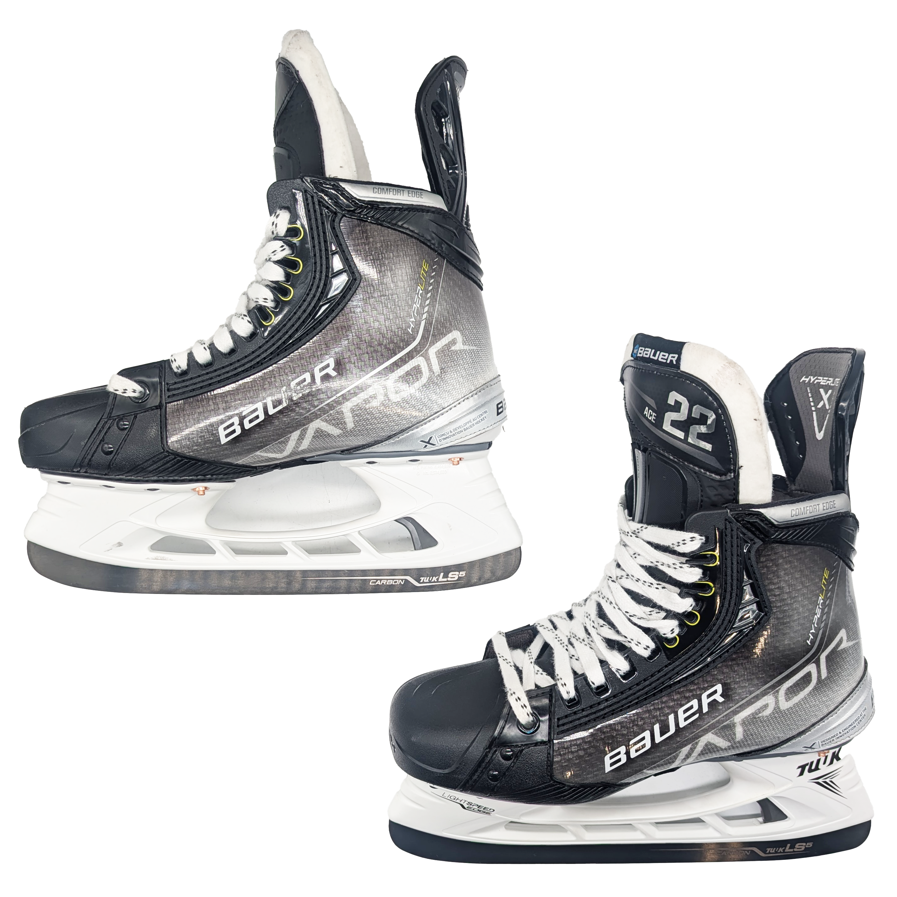 Patins de hockey Bauer Vapor Hyperlite - NCAA Pro Stock - Taille 7.5D